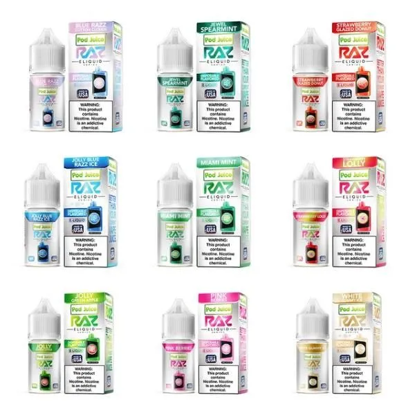 Pod Juice x RAZ Salts E-Liquid 30mL