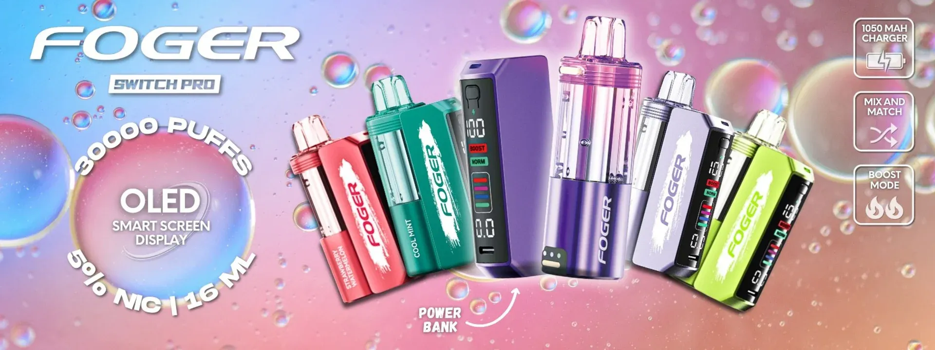 Foger Switch 30K Disposables